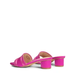 Jacquard Cylindrical Heel Slide Sandals