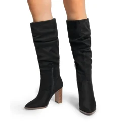 [Jocelyn] Women’s Slouchy Pointed-Toe Knee-High Boots