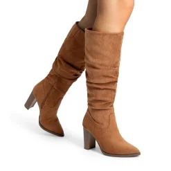 [Jocelyn] Women’s Slouchy Pointed-Toe Knee-High Boots