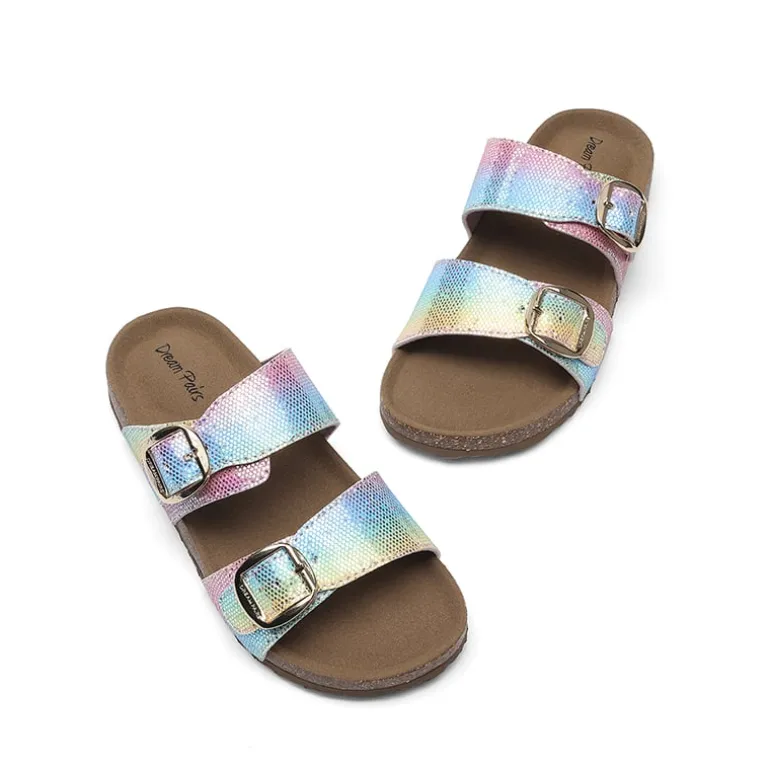 Kids’ Adjustable Buckle Slide Sandals