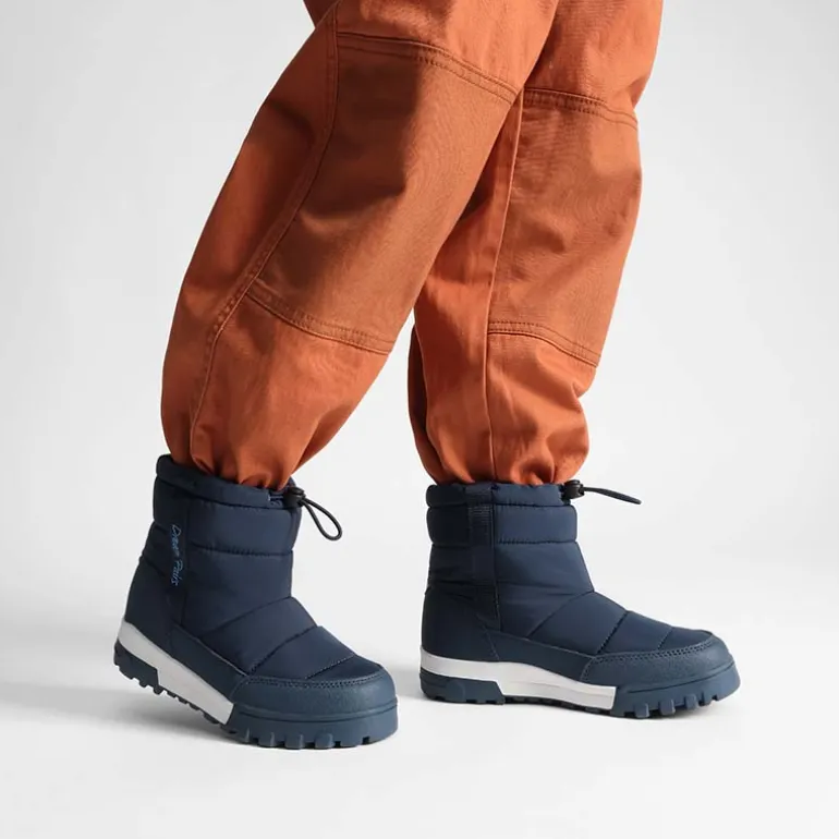 Kids’ Adjustable Drawstring Winter Snow Boots