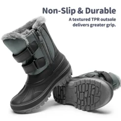 Kids Ankle Waterproof Snow Boots