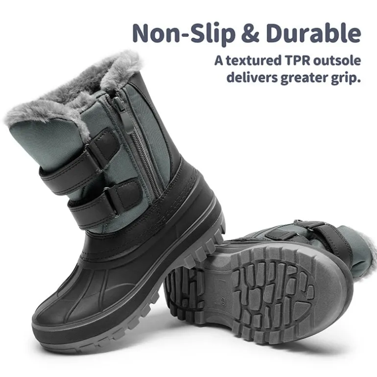 Kids Ankle Waterproof Snow Boots