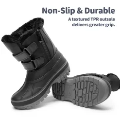 Kids Ankle Waterproof Snow Boots