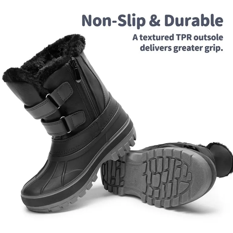 Kids Ankle Waterproof Snow Boots