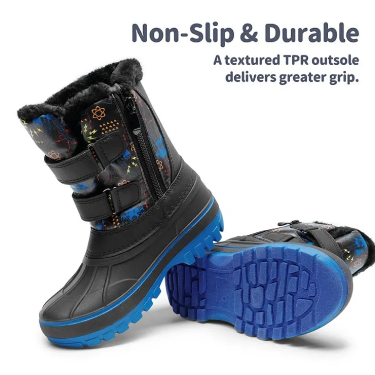 Kids Ankle Waterproof Snow Boots