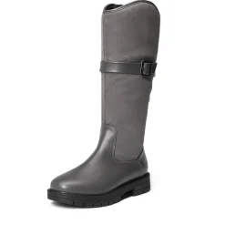 Kids Buckle Knee High Riding Boots