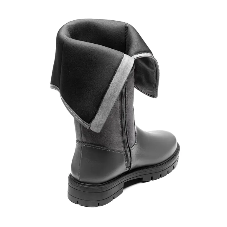Kids Buckle Knee High Riding Boots