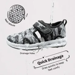 Kids Camouflage Quick Dry Water Sandals