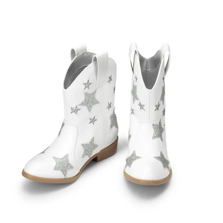 Kids Chic Glitter Western Boots