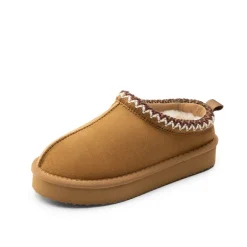 Kids’ Cozy Wide Toe Winter Slippers