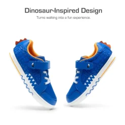 Kids’ Dinosaur-Inspired Hook-and-Loop Sneakers
