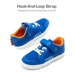 Kids’ Dinosaur-Inspired Hook-and-Loop Sneakers