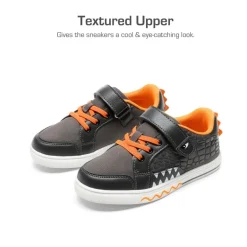 Kids’ Dinosaur-Inspired Hook-and-Loop Sneakers