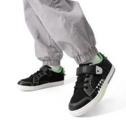 Kids’ Dinosaur-Inspired Hook-and-Loop Sneakers