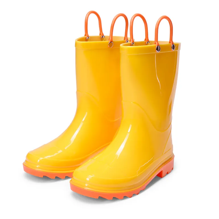 Kids' Easy-on Waterproof Rain Boots