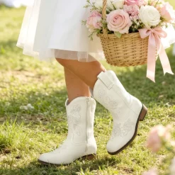 Kids’ Embroidered Cowboy Boots