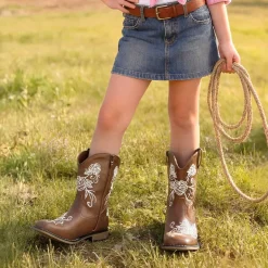 Kids’ Embroidered Cowboy Boots