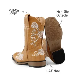 Kids’ Embroidered Cowboy Boots
