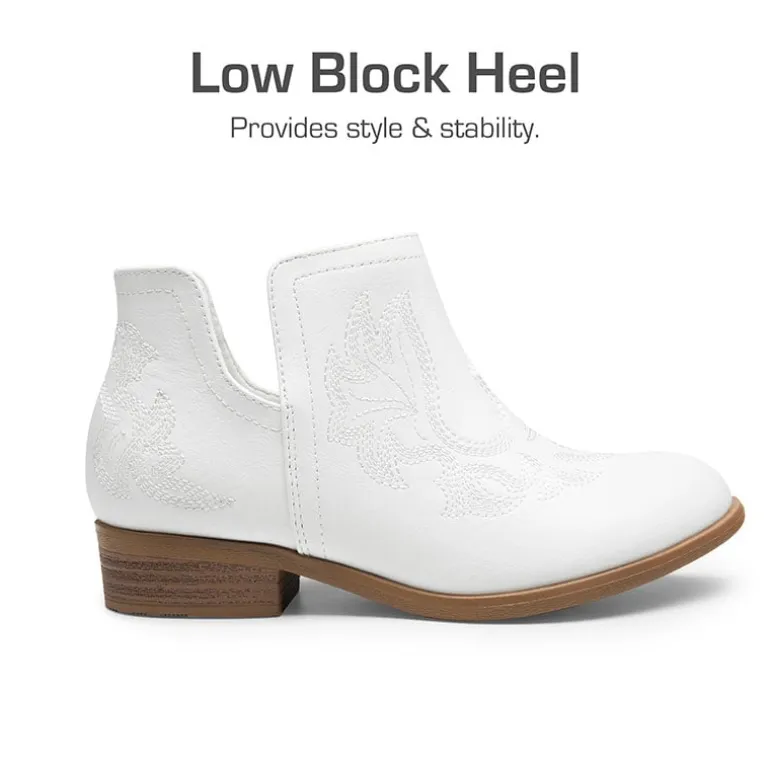 Kids Embroidery Cowgirl Boots