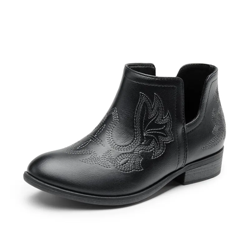 Kids Embroidery Cowgirl Boots