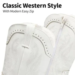 Kids Embroidery Western Cowboy Boots