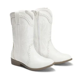 Kids Embroidery Western Cowboy Boots