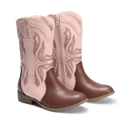 Kids Embroidery Western Cowboy Boots