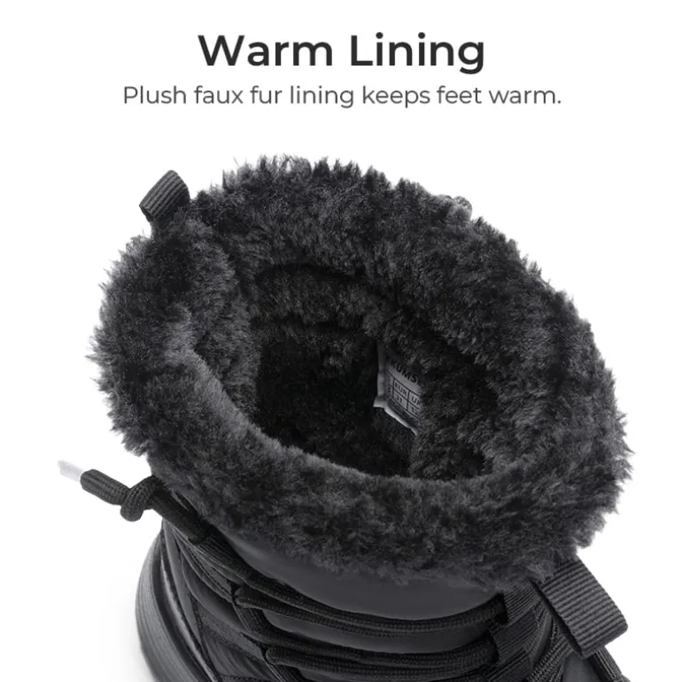 Kids’ Faux Fur Winter Snow Boots