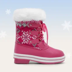 Kids Faux Fur Winter Snow Boots