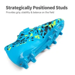 Kids Hook-and-loop Strap Soccer Cleats