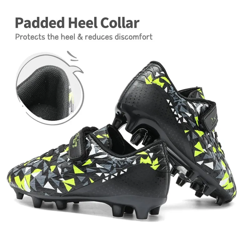 Kids Hook-and-loop Strap Soccer Cleats