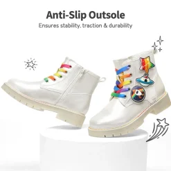 Kids Interchangeable & Colorful Combat Boots