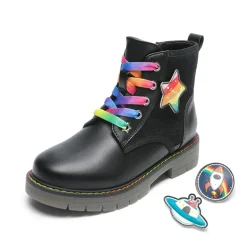 Kids Interchangeable & Colorful Combat Boots