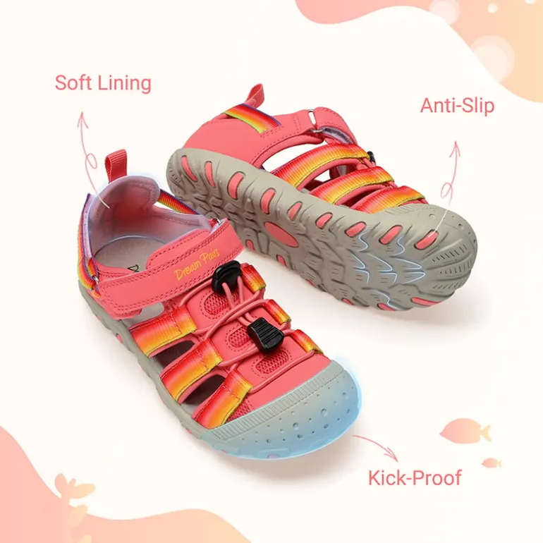 Kids’ Kick-Proof Closed Toe Sport Sandals