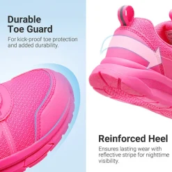 Kids’ Lace-Up Non-Slip Running Shoes