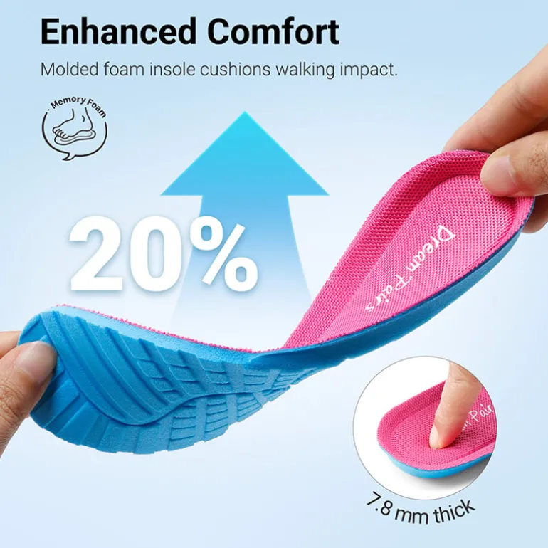 Kids’ Lace-Up Non-Slip Running Shoes