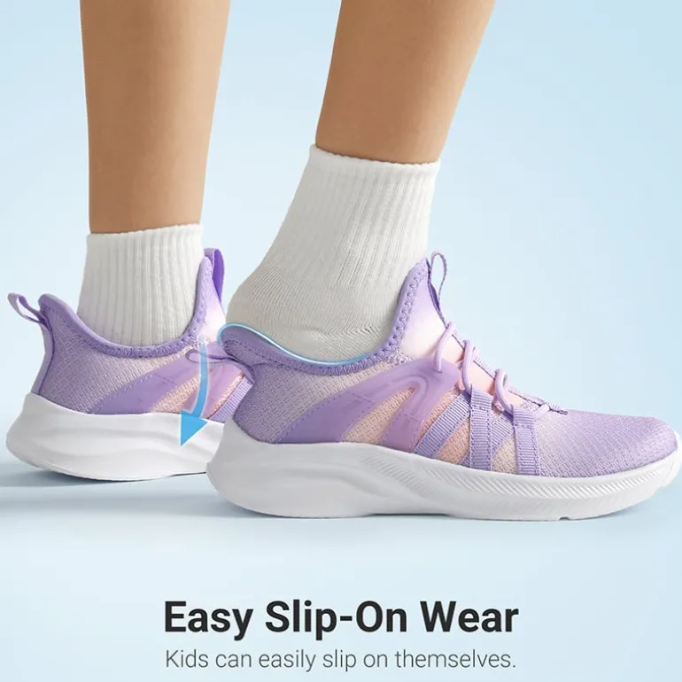 Kids’ Lightweight Slip-On Running Shoes