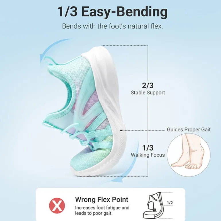 Kids’ Lightweight Slip-On Running Shoes