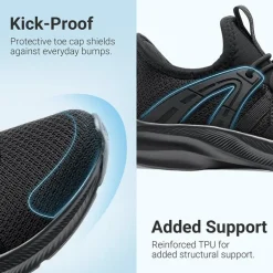 Kids’ Lightweight Slip-On Running Shoes