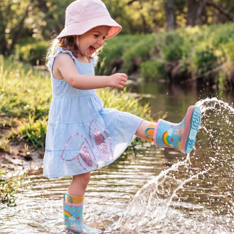 Kids' Low-ordor Natural Rubber Rain Boots