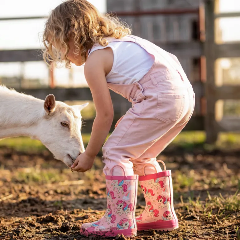 Kids' Low-ordor Natural Rubber Rain Boots