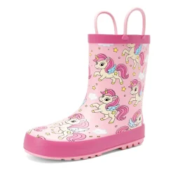 Kids' Low-ordor Natural Rubber Rain Boots