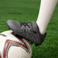 Kids Mesh-Covered EVA Insole Soccer Shoes