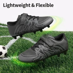 Kids Mesh-Covered EVA Insole Soccer Shoes