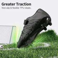 Kids Mesh-Covered EVA Insole Soccer Shoes