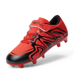 Kids Mesh-Covered EVA Insole Soccer Shoes