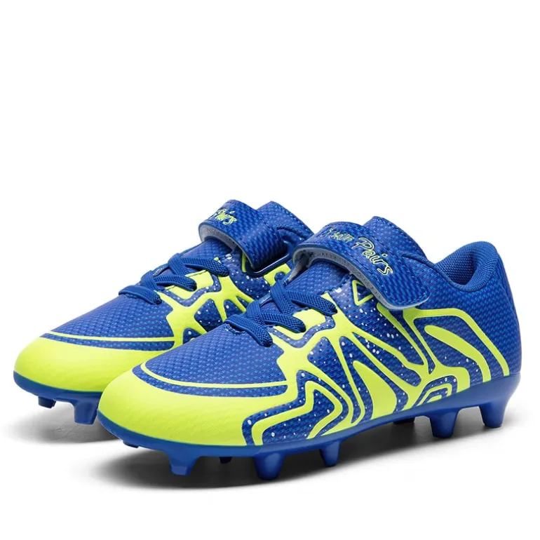 Kids Mesh-Covered EVA Insole Soccer Shoes