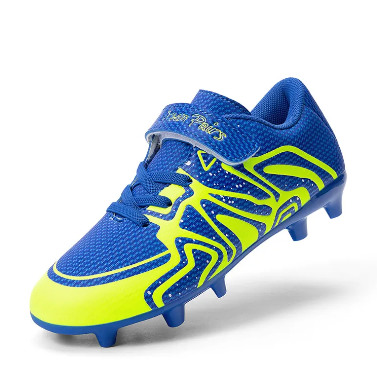 Kids Mesh-Covered EVA Insole Soccer Shoes