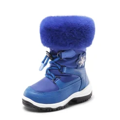 Kids Non-Slip Fur Lined Snow Boots